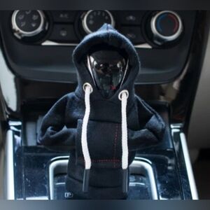 Black Hooded Gear Shift Cover